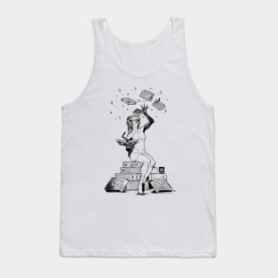 Cyborg Magician Girl Tank Top